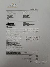 modulo camperizzazione x van 