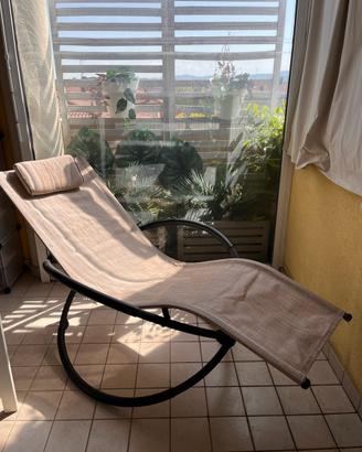 Sedia/e a dondolo da esterno impermeabile