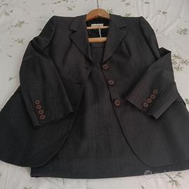 Tailleur Donna Cantarelli Couture 100% Lana Tg. 48