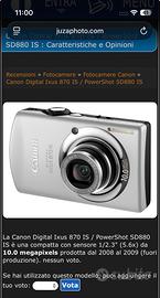 Canon ixus 870 e scafandro canon policarbonato