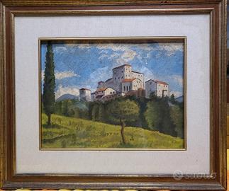 Olio su tavoletta di Roberto Maggioni.