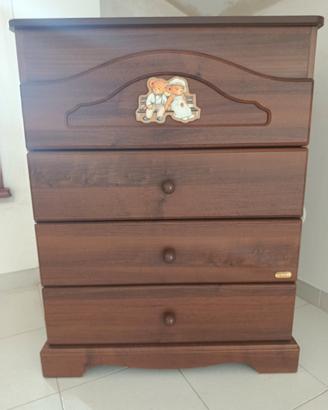 mobile cassetti in noce 