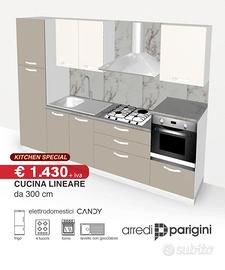 Cucina moderna - Lineare - Colori a scelta