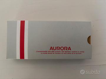 2 Penne sfera AURORA Marco Polo 2000 placcate oro