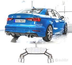 SILENZIATORE DI SCARICO PER AUDI A3 SEDAN 13-20 LO