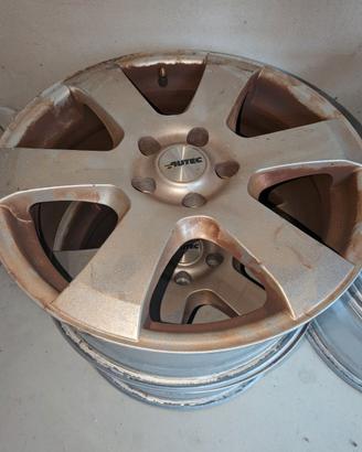 4 Cerchi in Lega AUTEC 17" 7.5J ET40