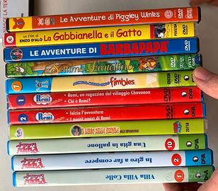 Cartoni animati e film per bambini in DVD