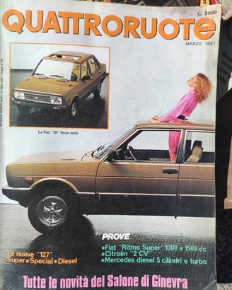 quattroruote fiat 131 