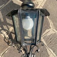 Lampada in ferro battuto