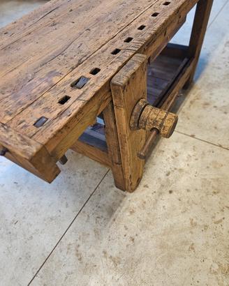 Antico BANCO  DA  FALEGNAME  restaurato