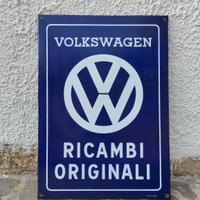 Insegna tabella Volkswagen VW Ricambi Servizio