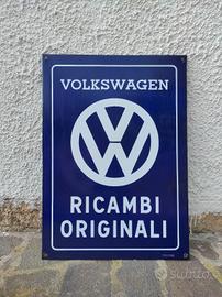 Insegna tabella Volkswagen VW Ricambi Servizio