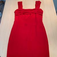 Vestito rosso elegante tg. S perfetto per le feste