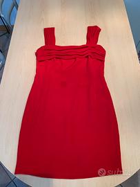 Vestito rosso elegante tg. S perfetto per le feste