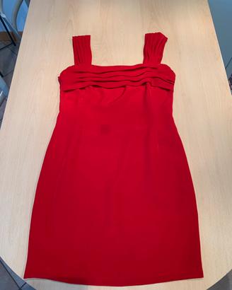 Vestito rosso elegante tg. S perfetto per le feste