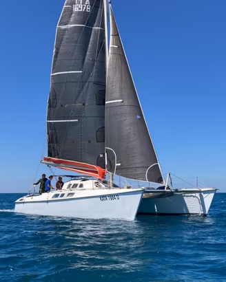 Catamarano, fountain pajot louisiane 37, vela