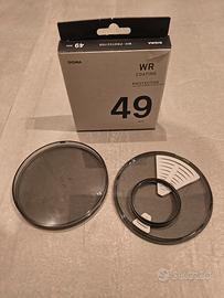 filtro sigma WR protection 49 mm trasparente 
