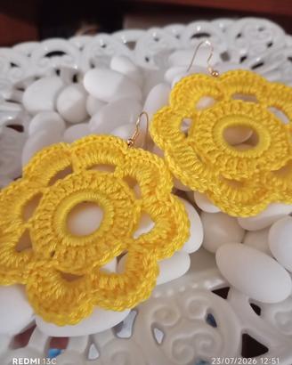 orecchini crochet 