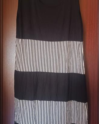 Vestitino nero bianco