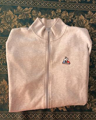 felpa con zip le coq sportif