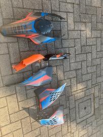 plastiche complete graficate ktm exc 125 2008