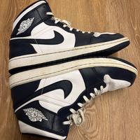Nike air Jordan blu/bianco