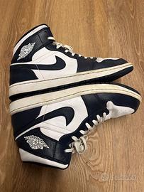 Nike air Jordan blu/bianco