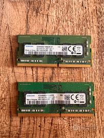 Kit RAM Notebook Samsung 8GB (2x4GB) DDR4 2400MHz