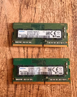 Kit RAM Notebook Samsung 8GB (2x4GB) DDR4 2400MHz