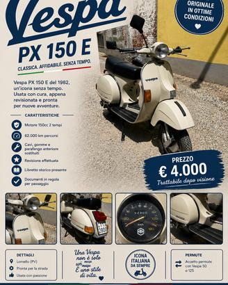 Piaggio Vespa px 150 e 1982