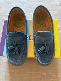 Mocassini Pablosky in Camoscio Blu - Misura 34