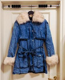 piumino con pelliccia 