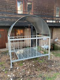 Porta balloni/rotolo fieno pecore cavalli bovini