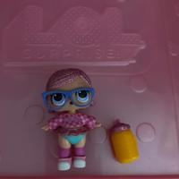 lol con capelli glitter