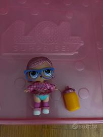 lol con capelli glitter