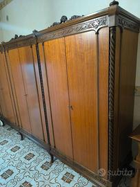 GRANDE ARMADIO VINTAGE A 6 ANTE - 3 MT
