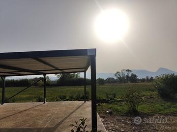 Tettoia - box cane - box auto - rete A171