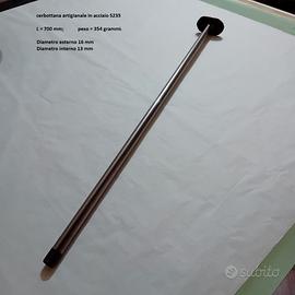 Cerbottana artigianale acciaio 700 mm + dardi