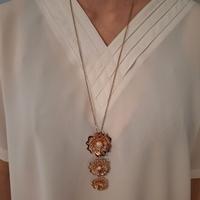 Collana Boccadamo in bronzo placcato oro rosa