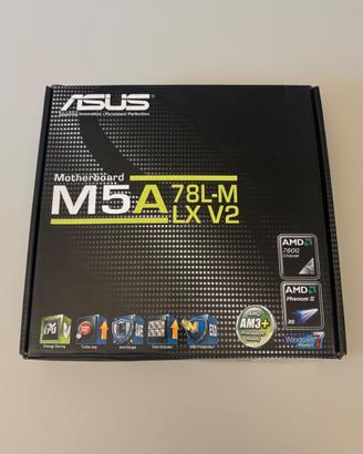 SCHEDA MADRE ASUS M5A78L-M LX V2 AM3+ COME NUOVA