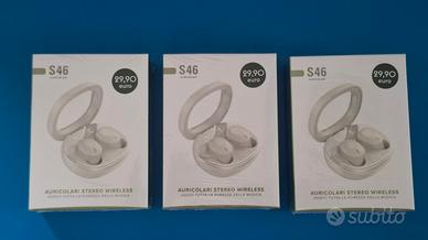 CUFFIE/AURICOLARI S46 WIRELESS VERSIONE V5.3 NUOVE