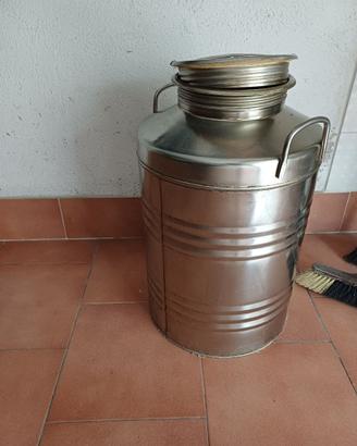 Bidoni per olio da 50 L in acciaoi inox