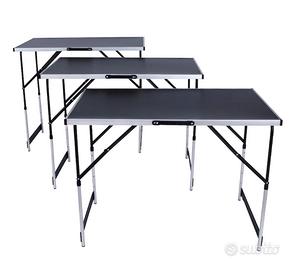 3 Tavoli richiudibili per mercato/fiere/esposizion