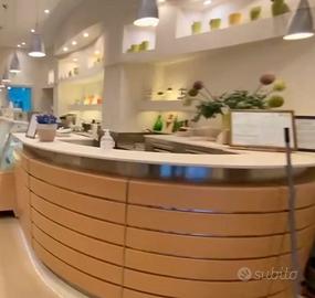 bancone reception , bancone hall di hotel , 