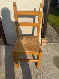 Sedie in legno