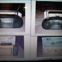 Lotto 3 radioline portatili + torcia