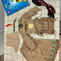Costume carnevale indiana baby, taglia 3 anni