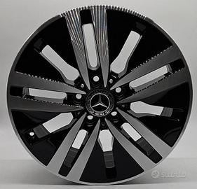 4 cerchi lega mercedes classe a r17 lt4699