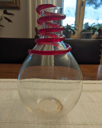 Vaso in vetro di Murano Carlo Moretti