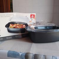 casseruola ovale con coperchio 
